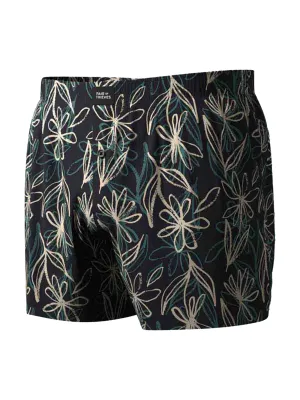 Men's Printed Boxer,Black