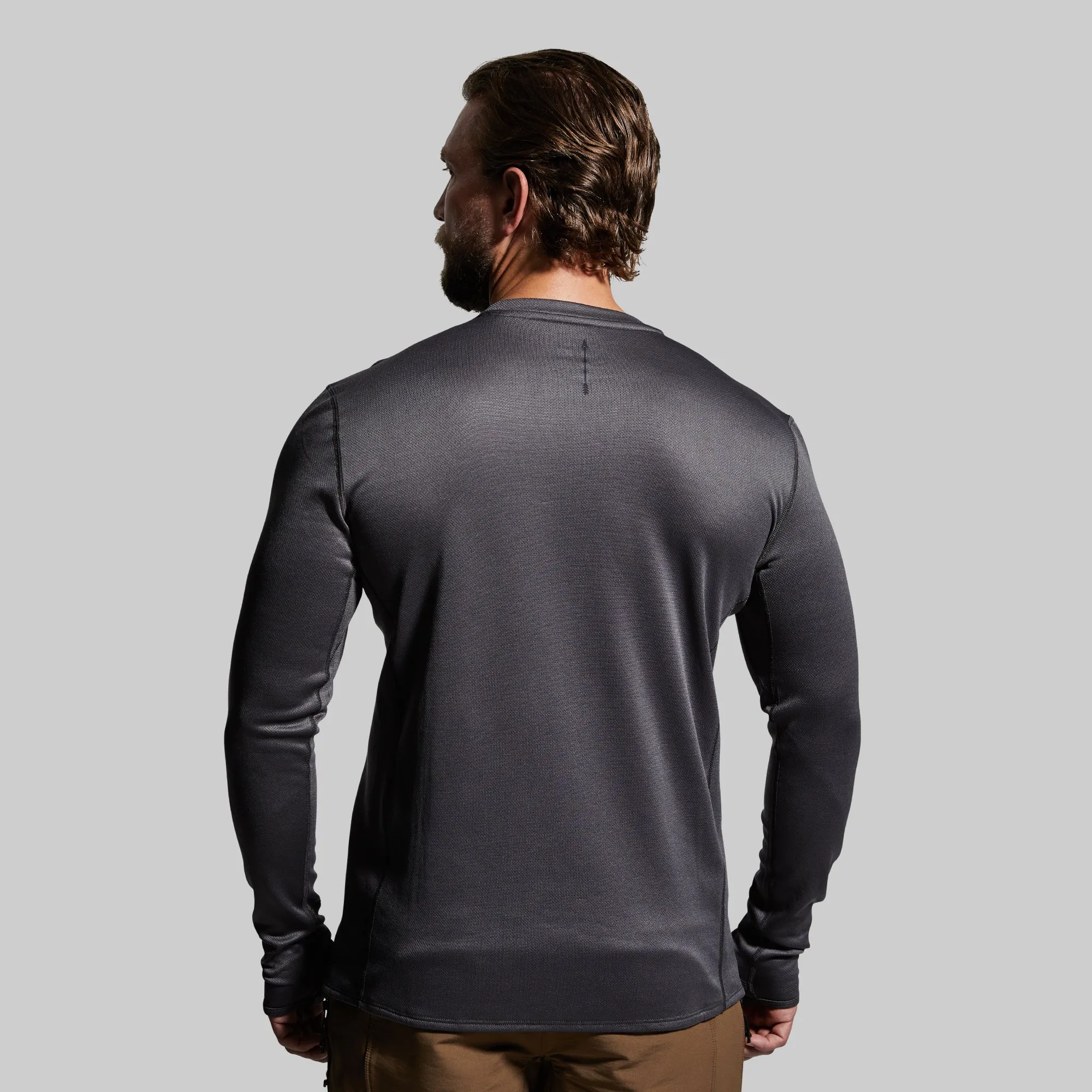 Men's Ridgeline Heavy Base Layer Top (Wolf Grey)