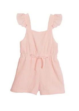 Meringue Pink Romper with Straps