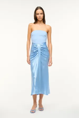 MIDI WAYFARING DRESS | AZURE