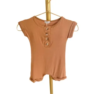 Modal Baby Romper - Camel