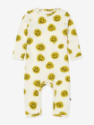 Molo Baby Unisex Organic Cotton All Smiles Bodysuit