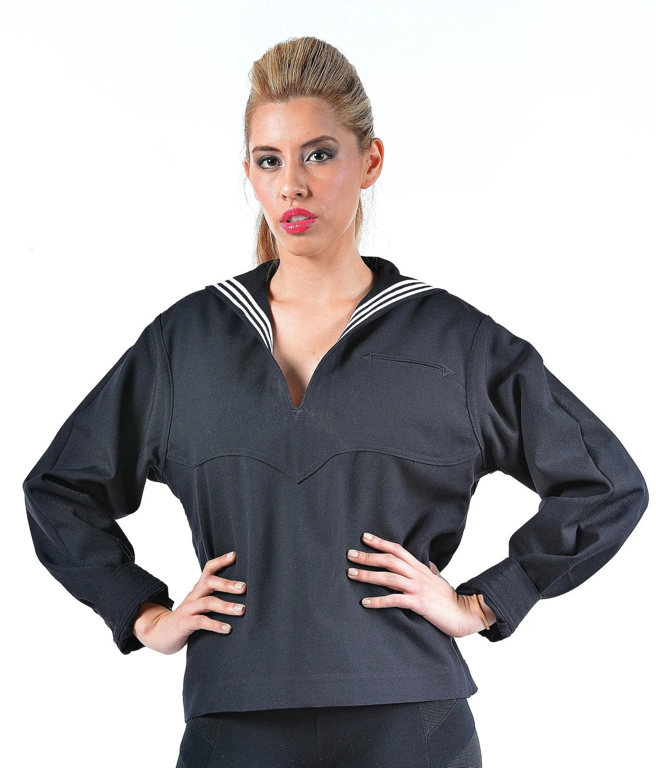 Navy Women's Navy Cracker Jack Style Jumper Middy