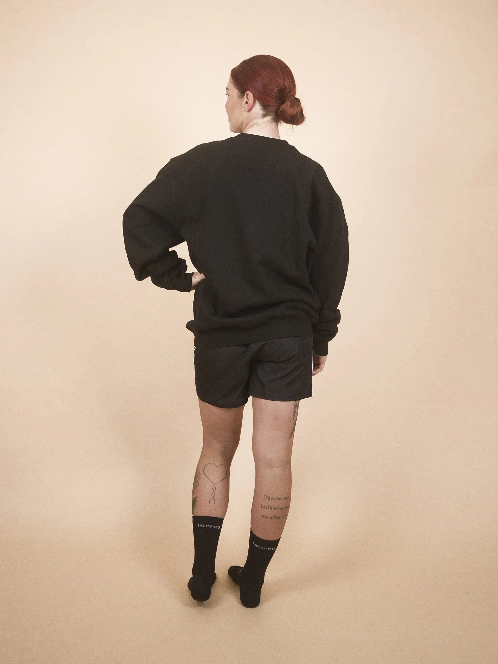 NeoPro Black Crew Neck Sweater