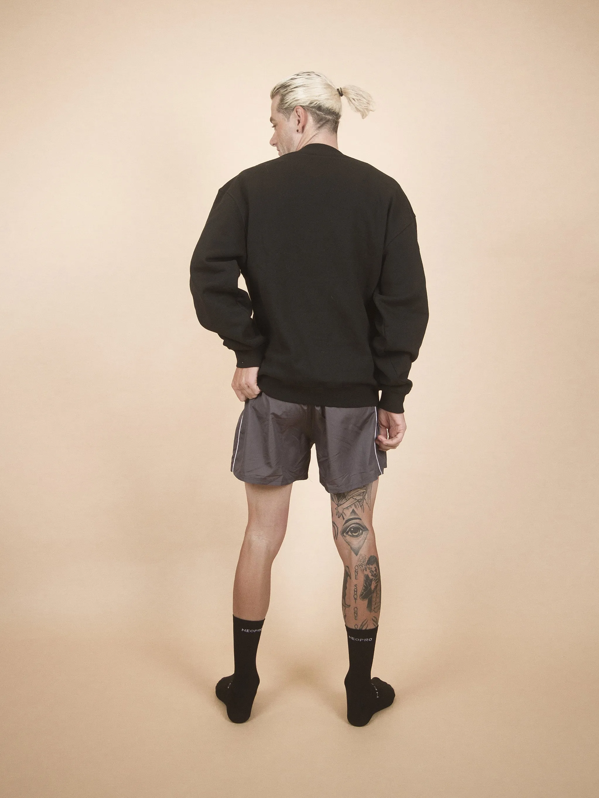 NeoPro Black Crew Neck Sweater