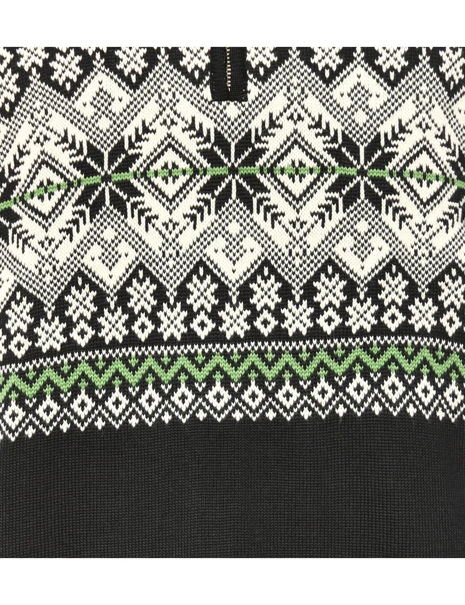 Nordic Black Jumper - XL