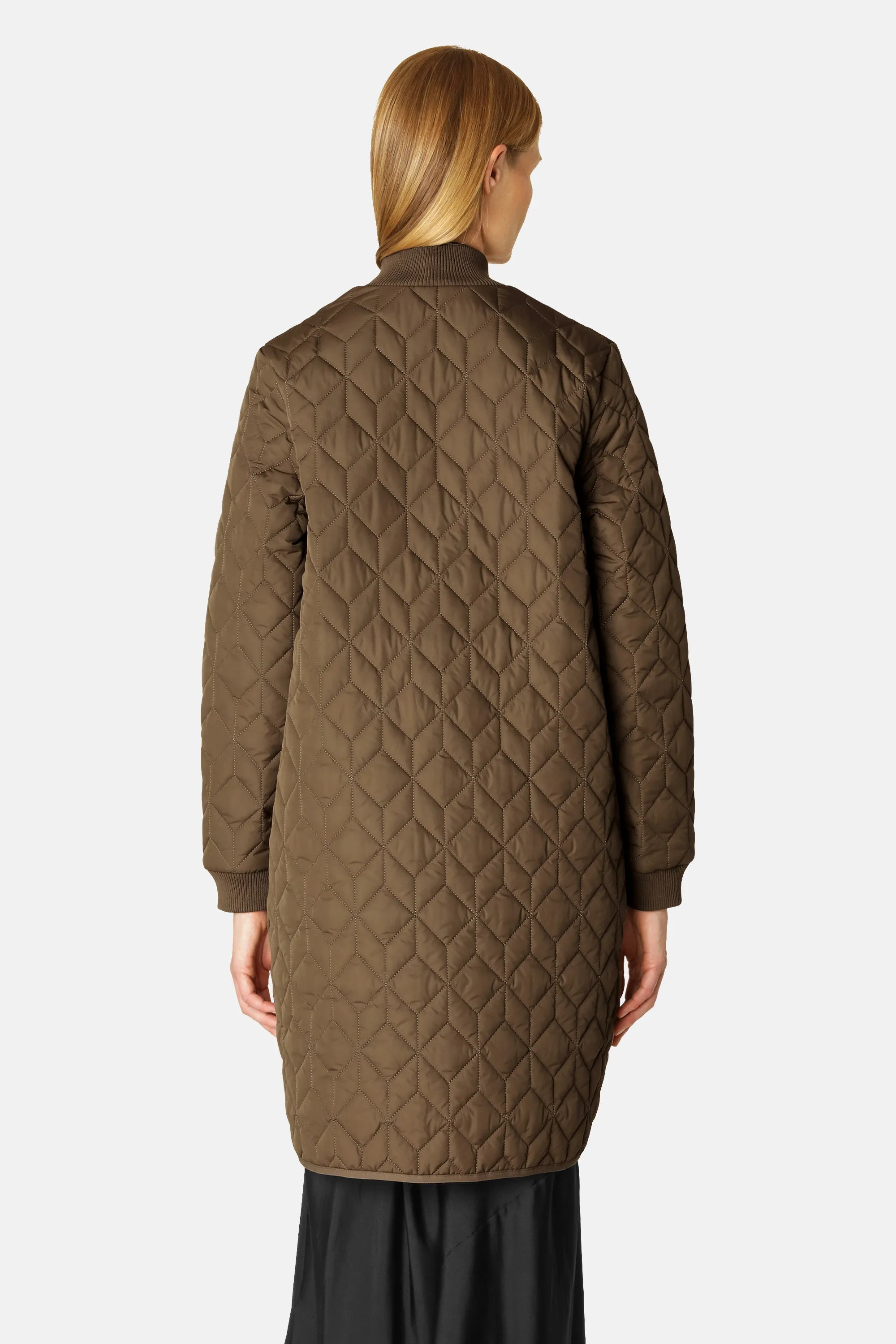 Padded Quilt Coat - Cub Brown