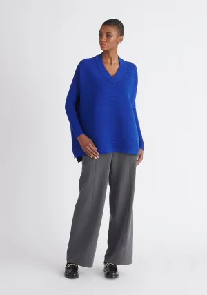 Paisie V-Neck Ribbed Jumper