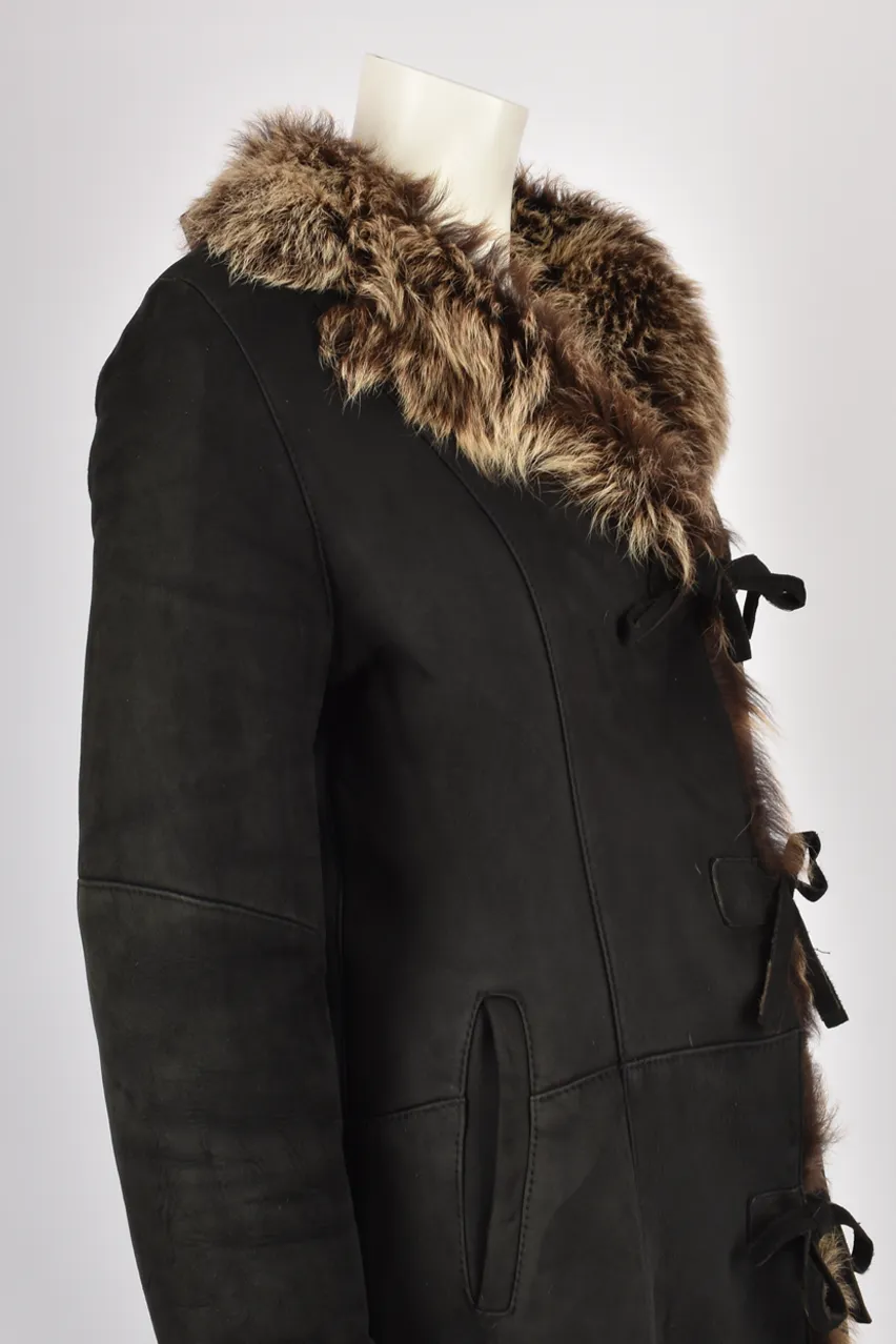 PEAU D'ANE SHEARLING LONG COAT