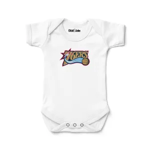 Philadelphia 76ers Hardwood Classics Logo Bodysuit