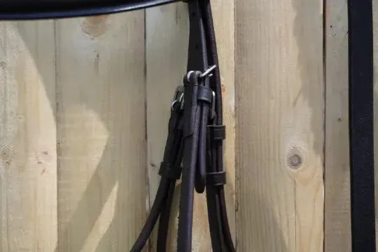 Plain Raised English Bridle - Premium Leather Quality with Stainless steel Hardware