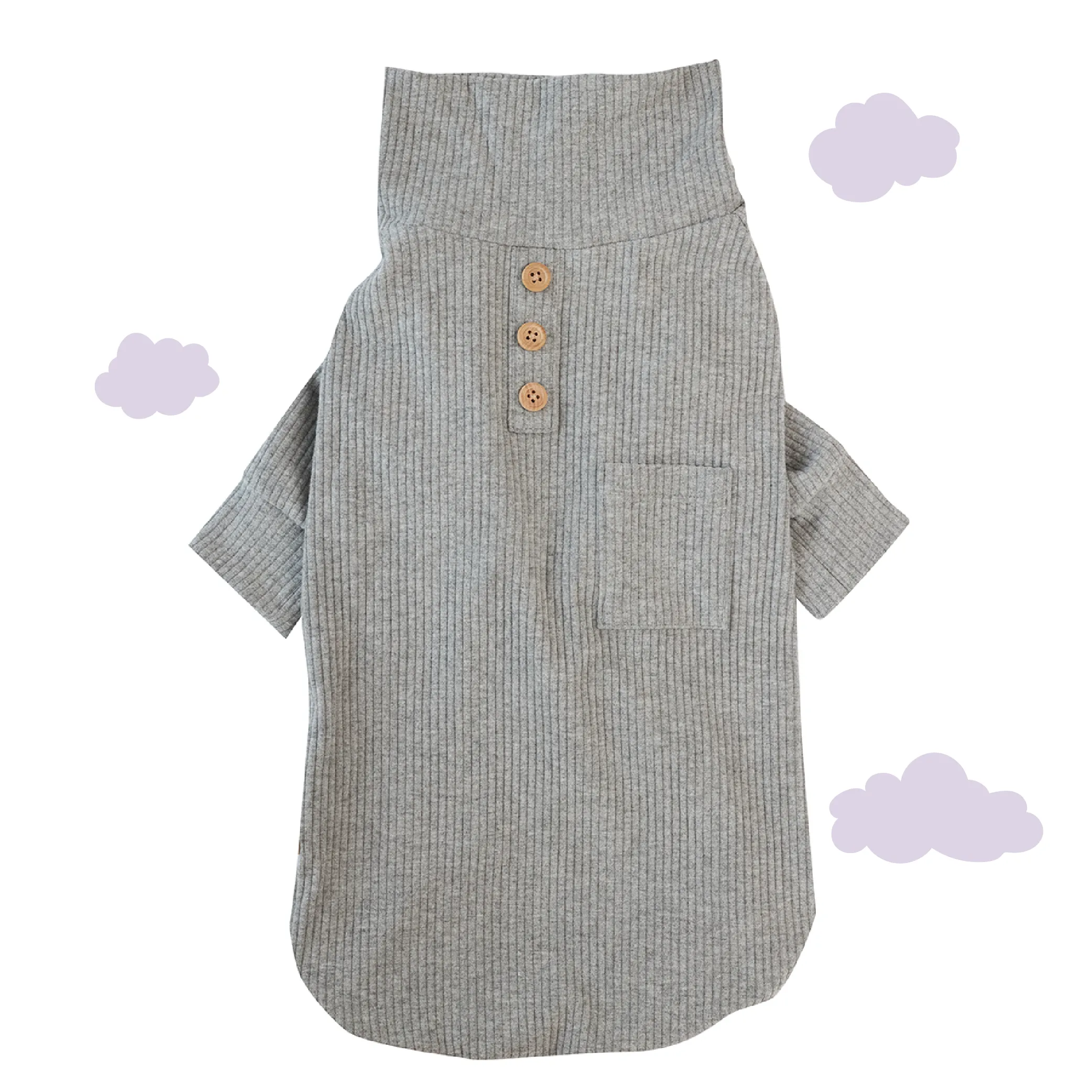 Pooch Dog Pyjamas - Grey