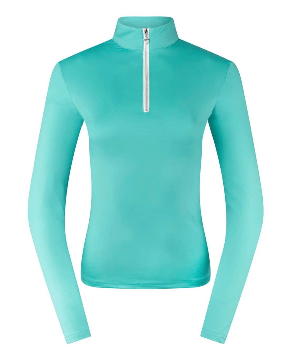 PURE GOLF Tranquility Mid-Zip Top 443 Ocean Blue