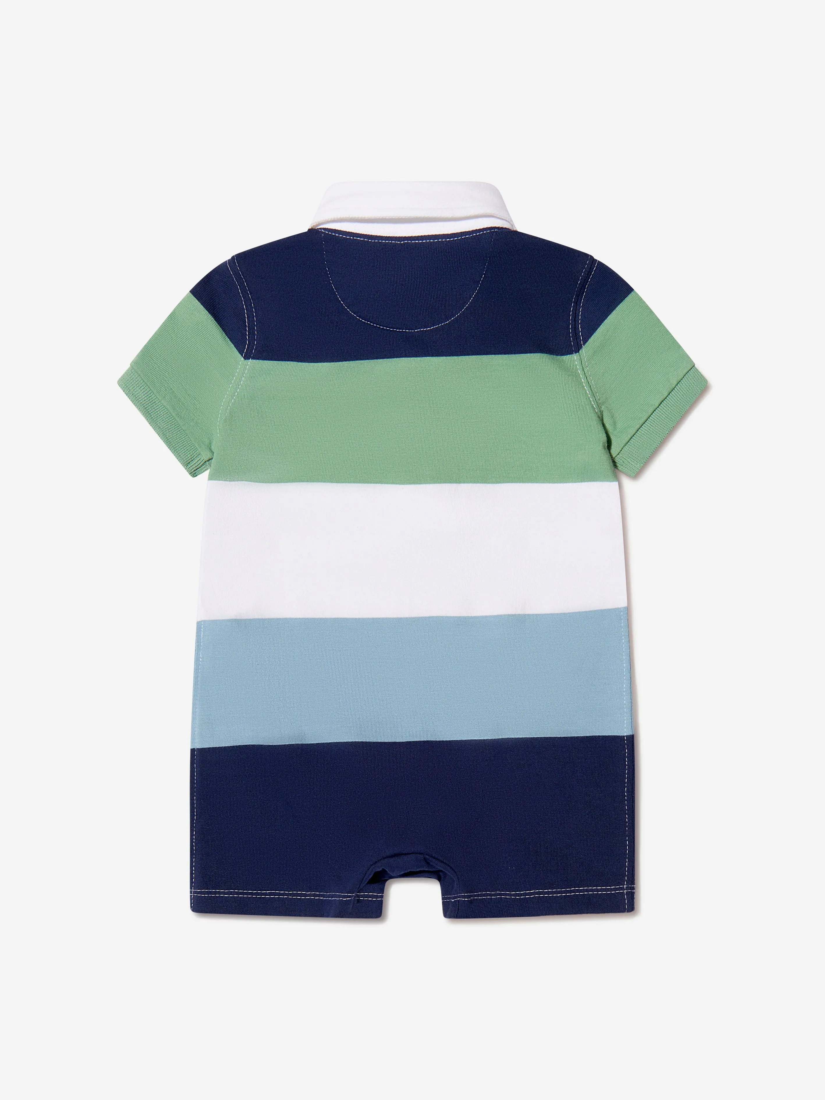 Ralph Lauren Baby Boys Striped Romper in Multicolour