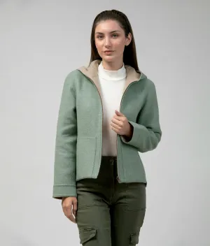 Reversible Women's Hooded Jacket