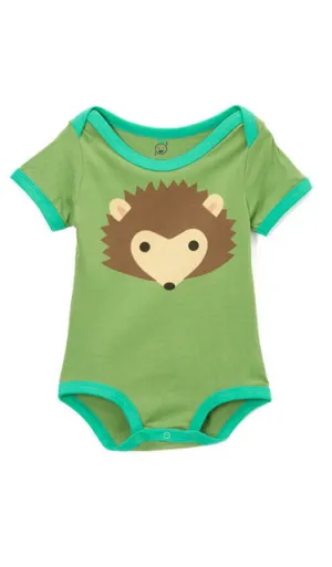 SALE!  Woodland Hedgehog Bodysuit by Doodle Pants