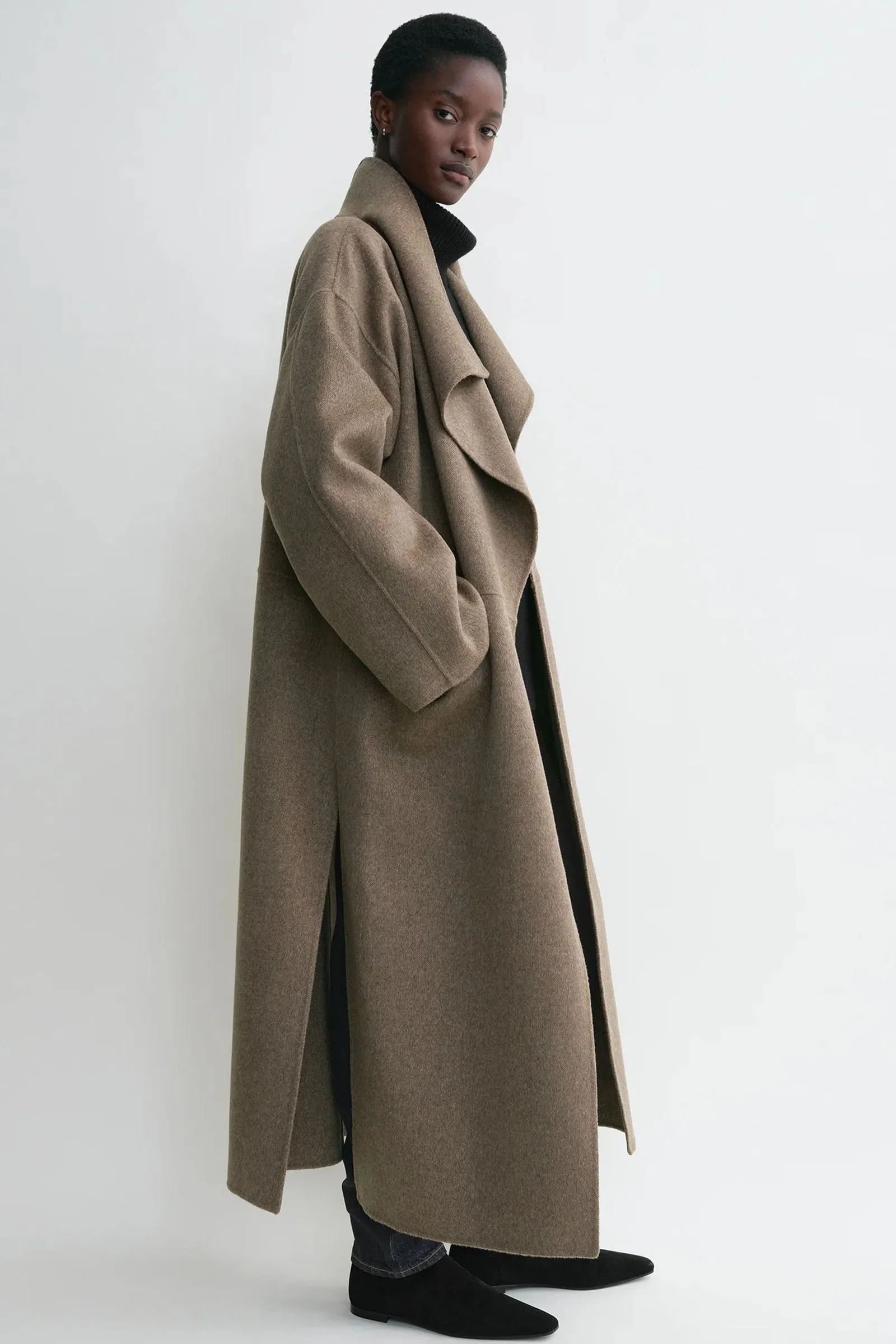 Signature wool cashmere coat