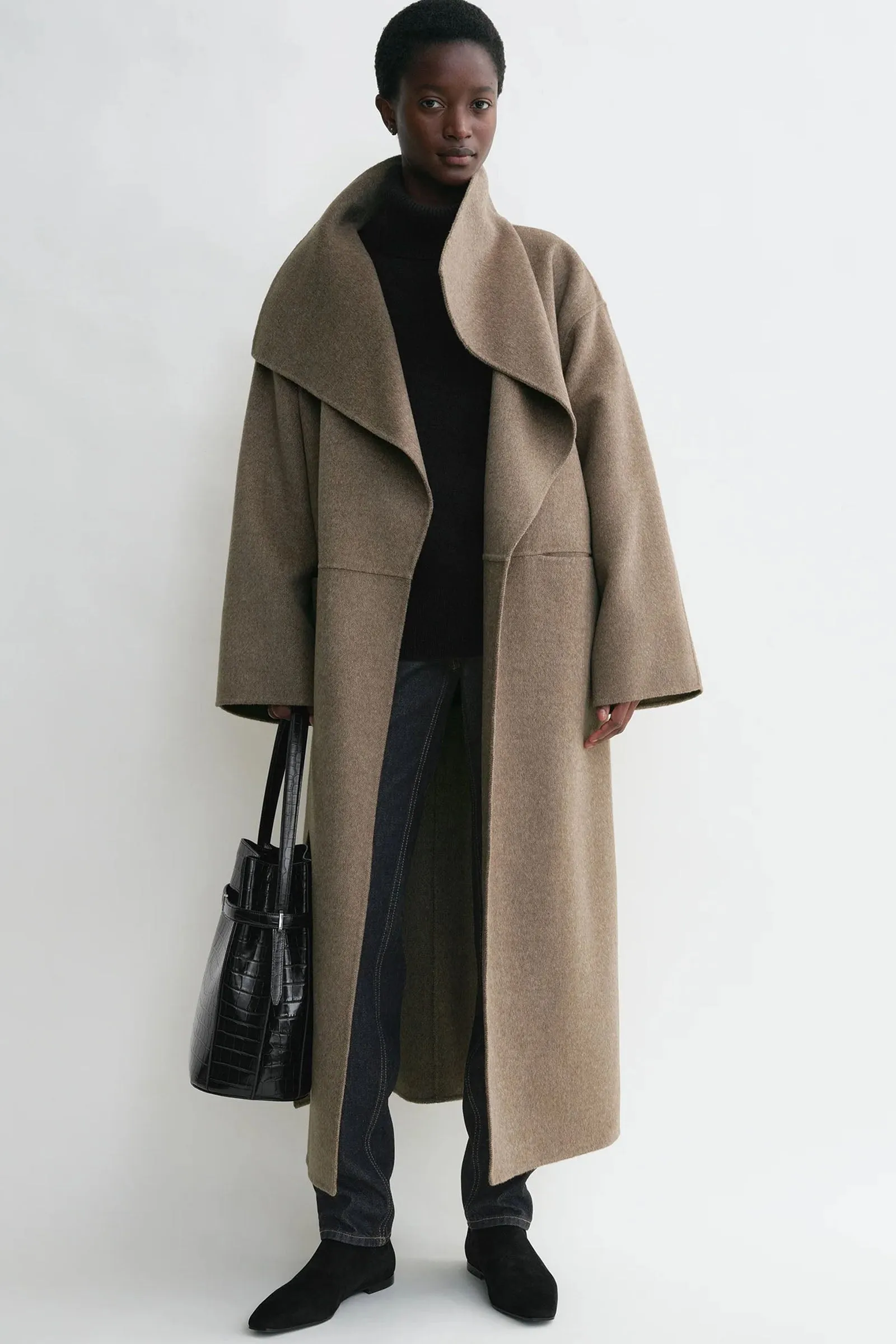 Signature wool cashmere coat