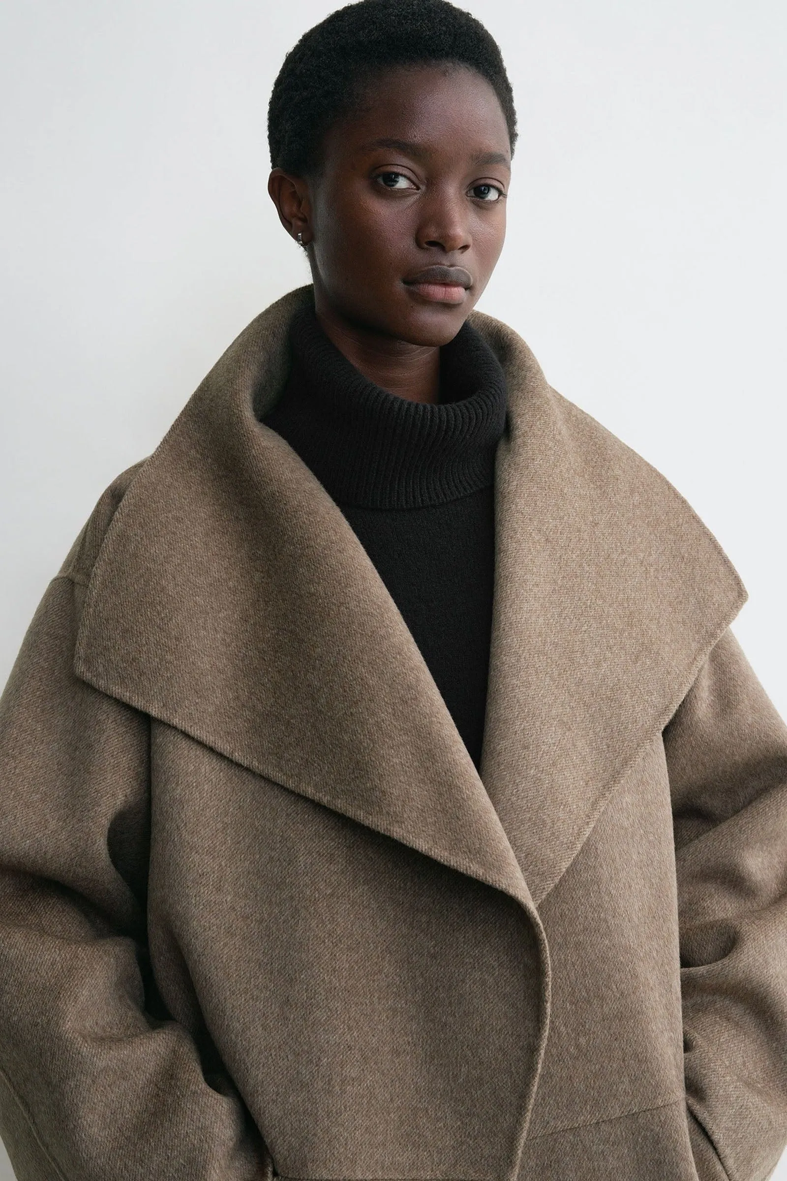 Signature wool cashmere coat