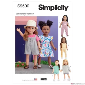 Simplicity Pattern S9500 Doll Clothes 18"