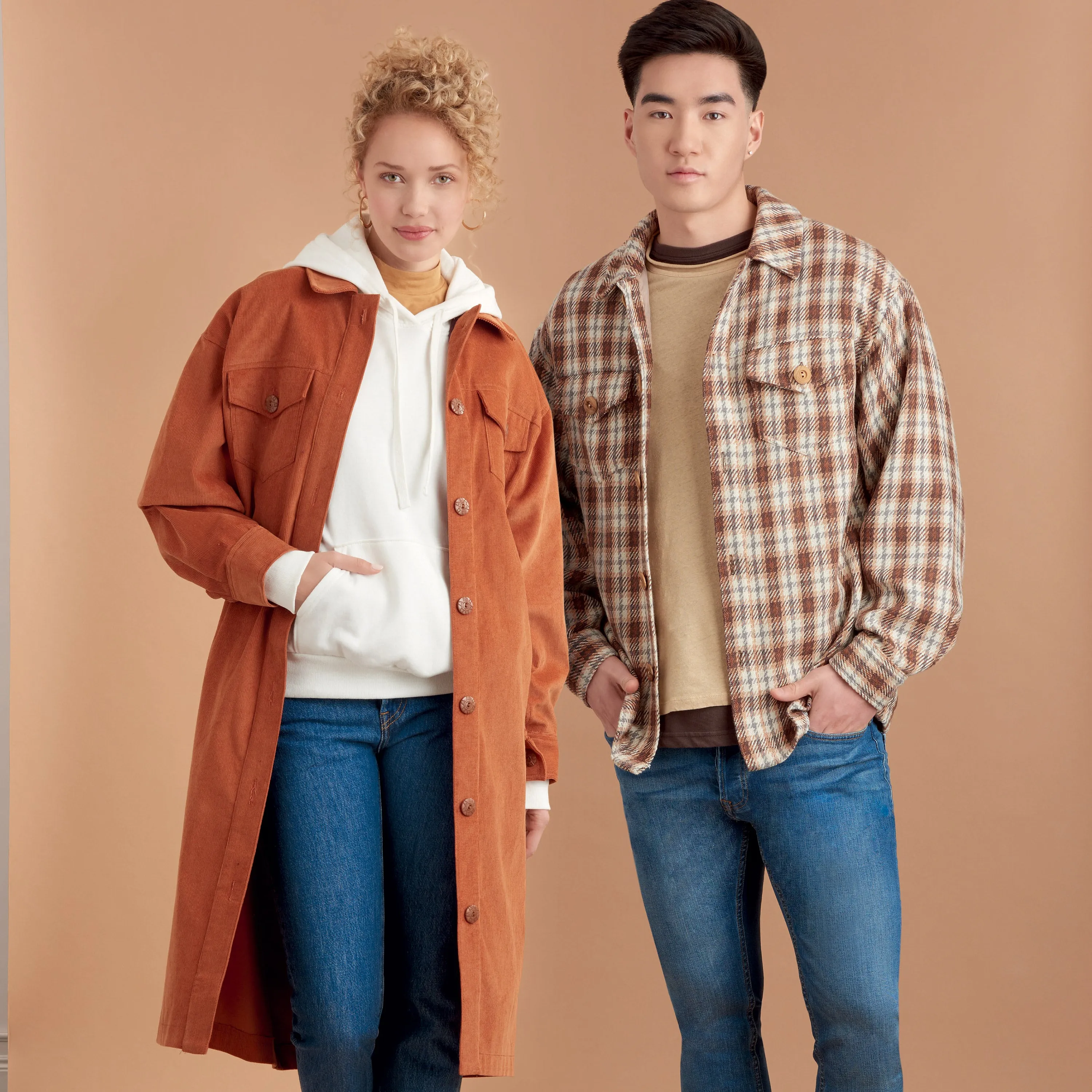 Simplicity Sewing Pattern S9388 Unisex Shirt Jackets