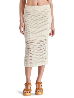 STEVE MADDEN ROSALIND CROCHET MIDI SKIRT