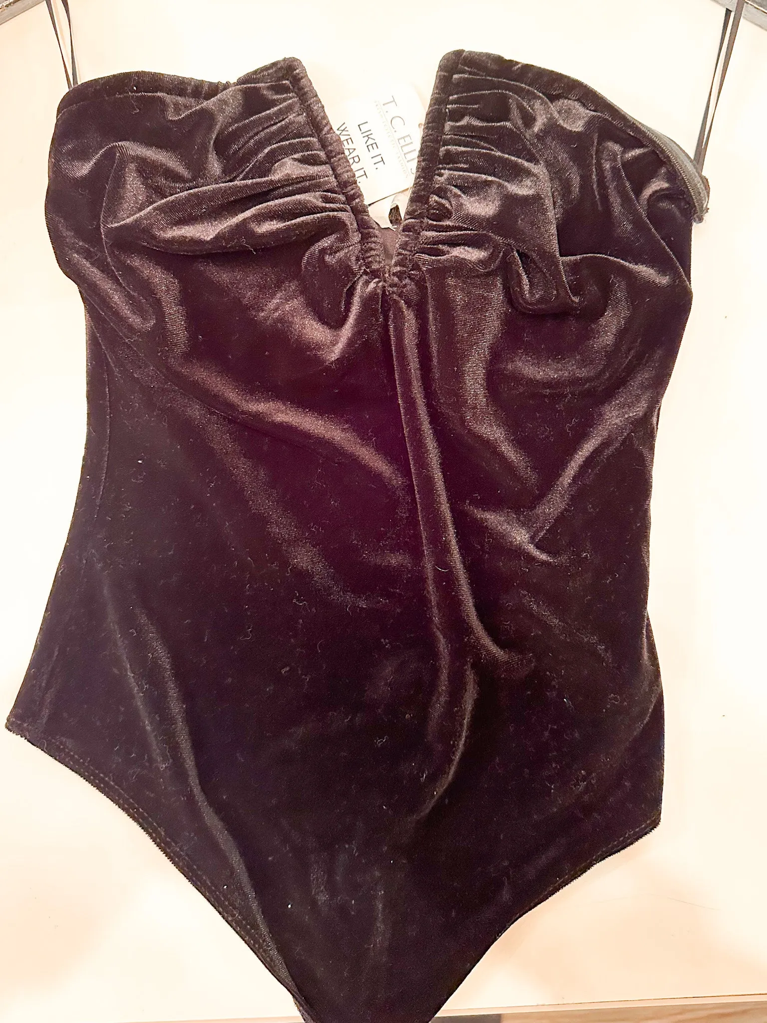 Time Lapse Velvet Bodysuit