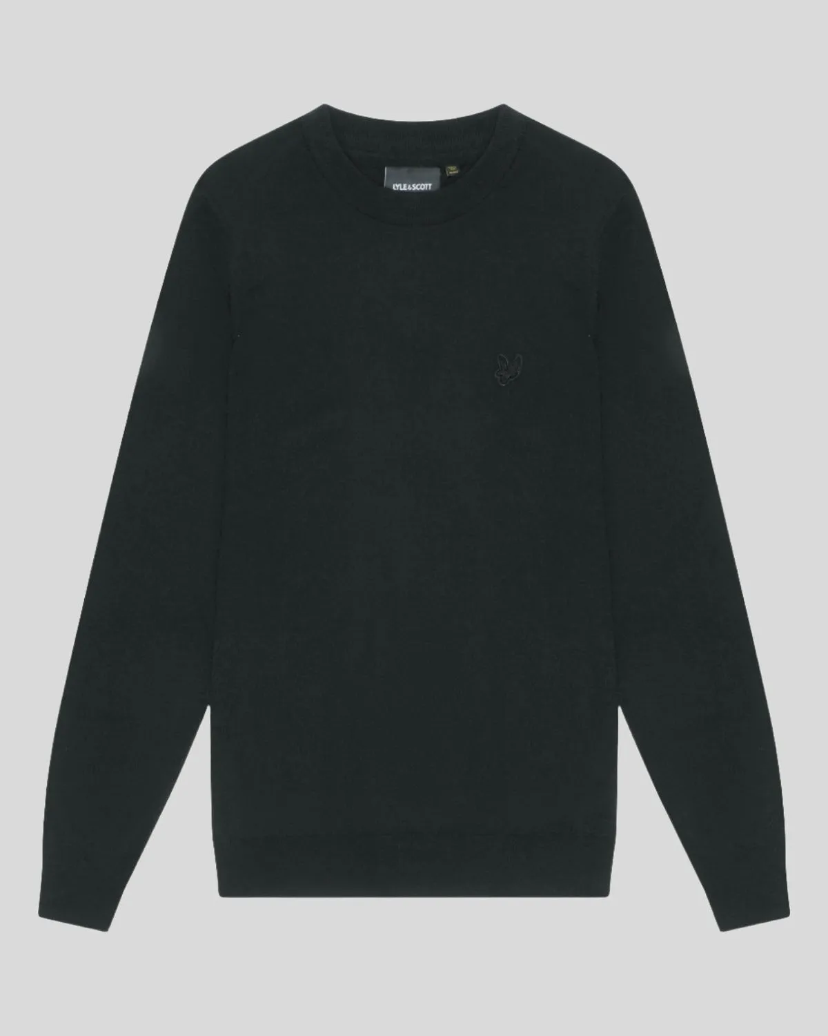 Tonal Eagle Merino Crew Neck Jumper