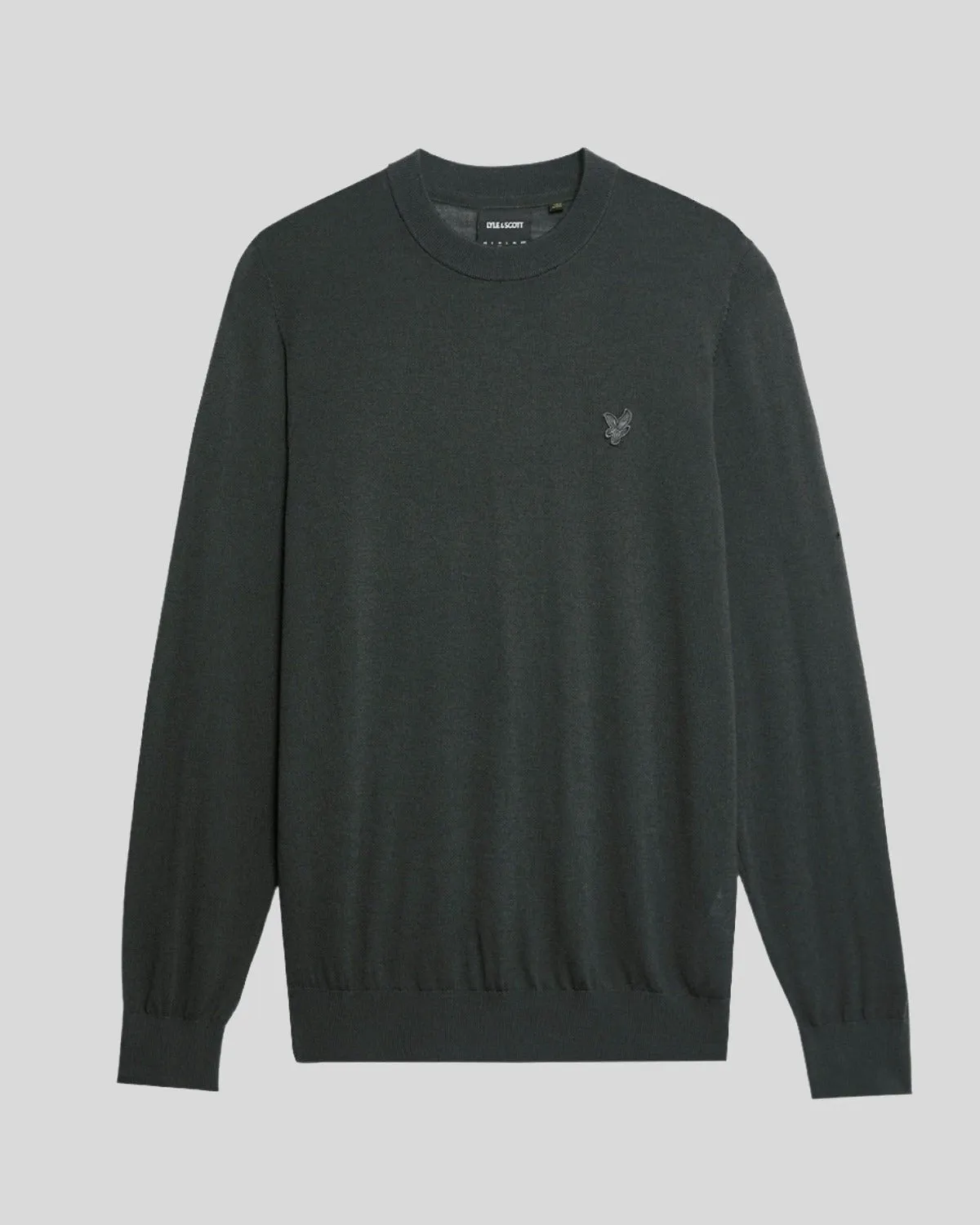 Tonal Eagle Merino Crew Neck Jumper