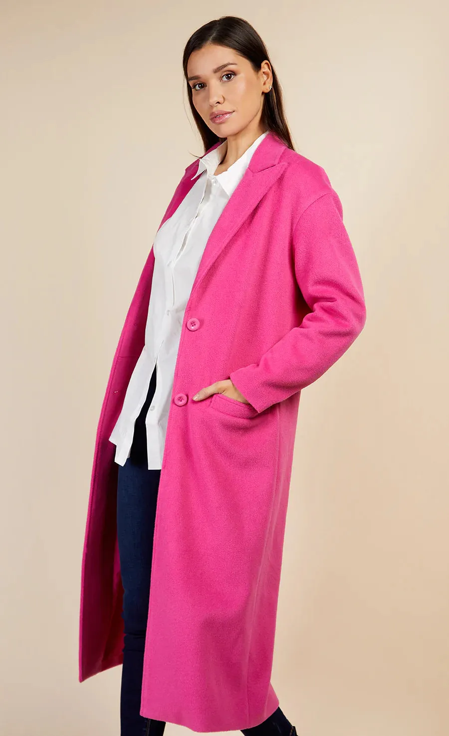 VANYA OVERSIZED COAT (PINK)