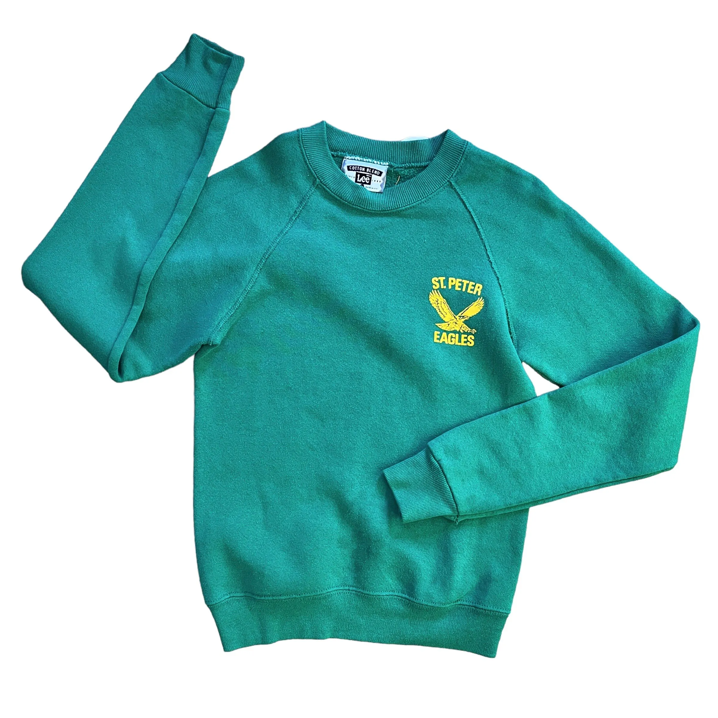 Vintage 1990's Green  Sweatshirt 10-12Y