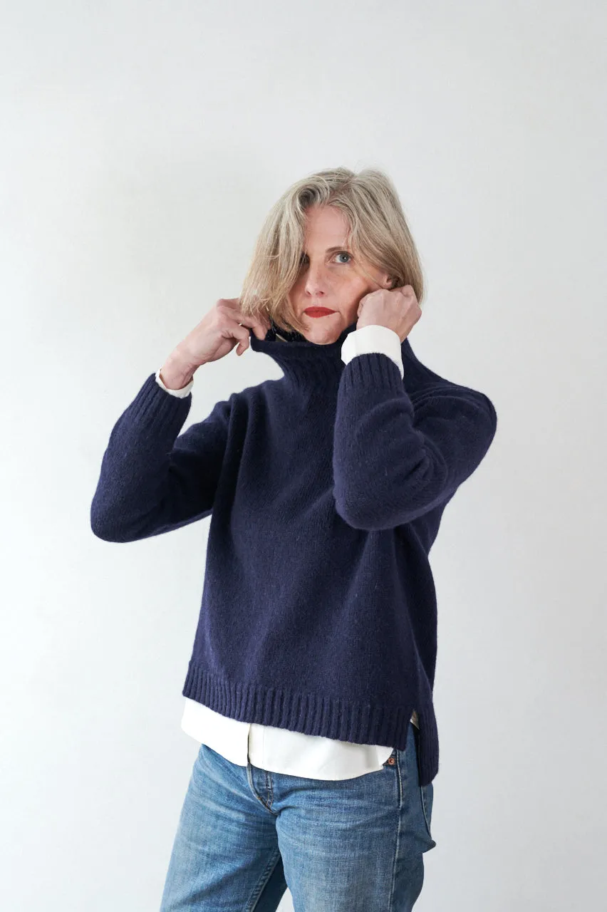 Women's Plain Knit Lambswool Jumper