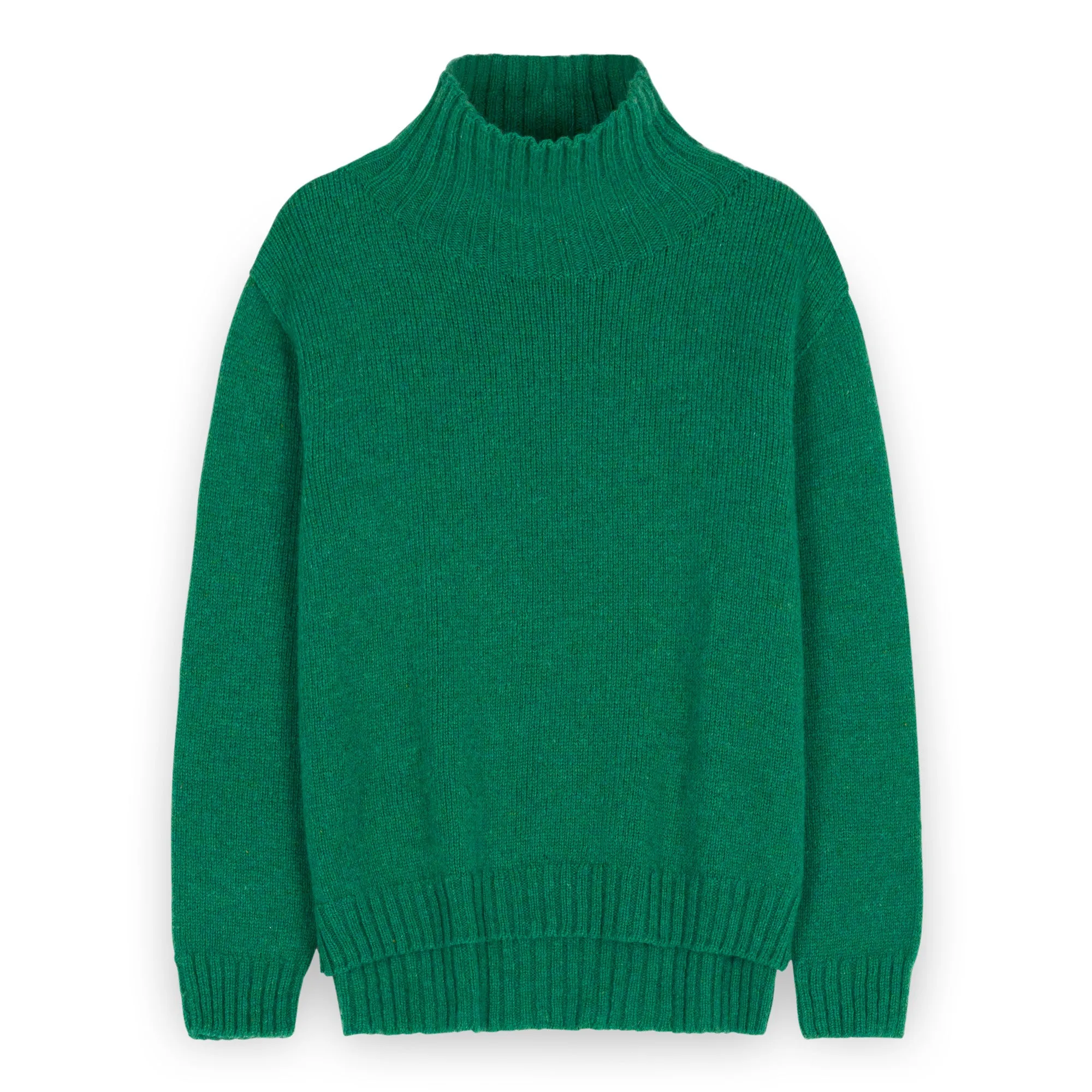 Women's Plain Knit Lambswool Jumper