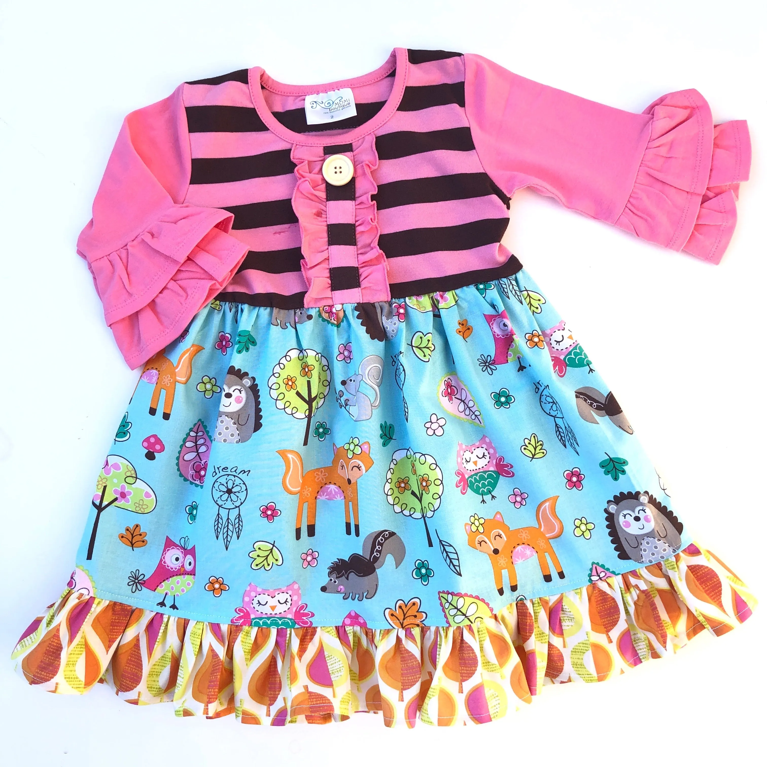 Woodland friends dress